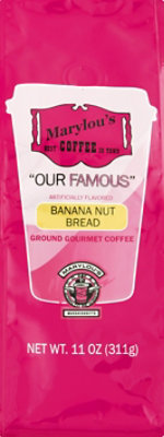 Marylou's Banana Nut Bread 11oz Ground Coffee - 11 OZ - Image 2