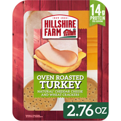 Hillshire Farm Oven Roasted Turkey Breast With Cheddar Cheese And Wheat Crackers - 2.76 OZ - Image 1