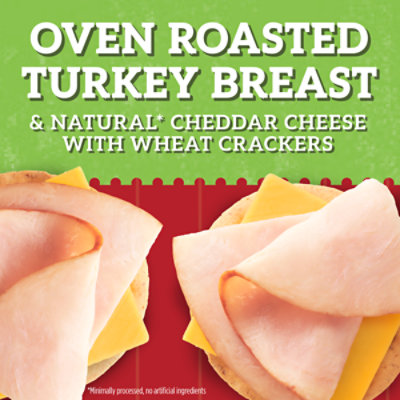 Hillshire Farm Oven Roasted Turkey Breast With Cheddar Cheese And Wheat Crackers - 2.76 OZ - Image 2