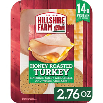 Hillshire Farm Protein Snack Pack Honey Roasted Turkey & Colby Jack - 2.76 Oz - Image 1