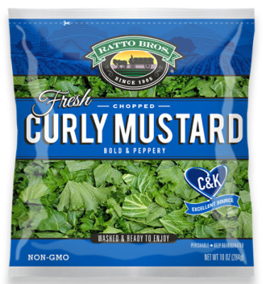 Greens Mustard Chopped - 10 OZ - Image 1