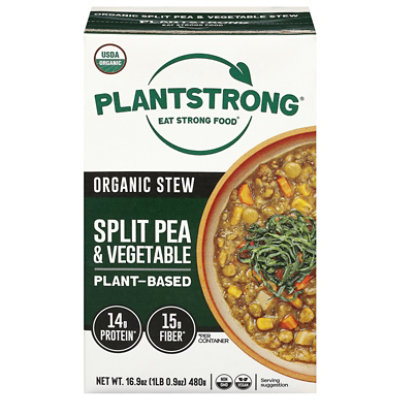 Plantstrong Split Pea Vegetable Stew - 16.9 OZ - Image 1