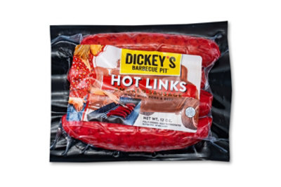 Dickey's Hot Links, 12 Oz - 12 OZ - Image 1