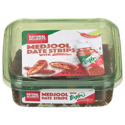 Natural Delights Medjool Date Strips With Tajin Chili Lime Seasoning - 10 OZ - Image 2