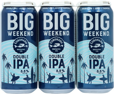 Coronado Big Weekend Dbl Ipa 6-16 Fl Oz Cans - 6-16 FZ - Image 4