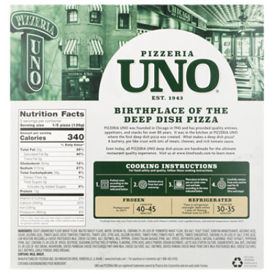 Pizzeria UNO 9 Inch Numero Pizzeria UNO Supreme Deep Dish Pizza - 24.6 Oz - Image 5