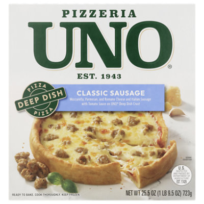 Pizzeria UNO 9 Inch Sausage Deep Dish Pizza - 25.5 Oz - Image 1