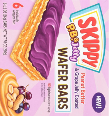 Skippy Peanut Butter And Grape Jelly Wafer Bars - 6-7.8 Oz - Image 5