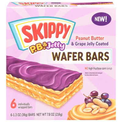 Skippy Peanut Butter And Grape Jelly Wafer Bars - 6-7.8 Oz - Image 1