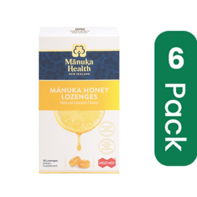 Manuka Health Lemon Honey Lozenges - 15 Count - Image 1