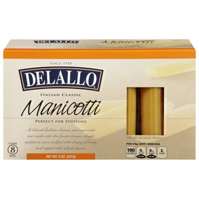 Delallo Manicotti - 8 Oz - Image 3