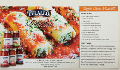 Delallo Manicotti - 8 Oz - Image 6