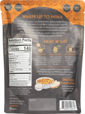 Mina Hummus Moroccan Chickpea Stew - 10 Oz - Image 6