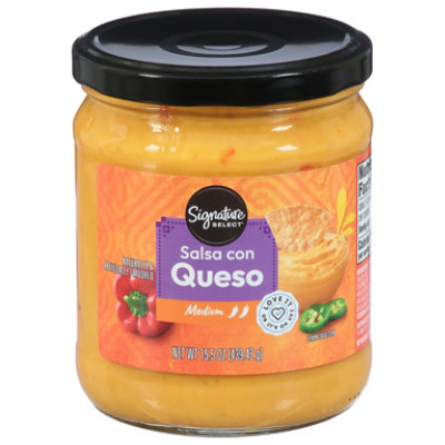 Signature SELECT Queso Medium Salsa Con - 15.5 Oz - Image 3