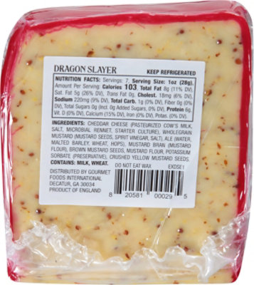 Excalibur Dragon Slayer Ale & Mustard Cheddar Ew - 7 OZ - Image 6