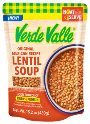 Verde Valle Soup Lentils Mexican - 15.2 OZ - Image 2