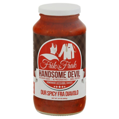 Frik & Frak Handsome Devil Spicy Pasta Sauce - 24 Oz - Image 3