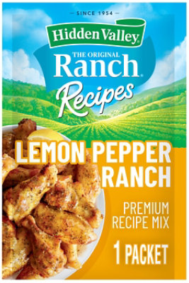 Hidden Valley Ranch Night Lemon Pepper Ranch Premium Seasoning Mix Packet - 1 Oz - Image 2