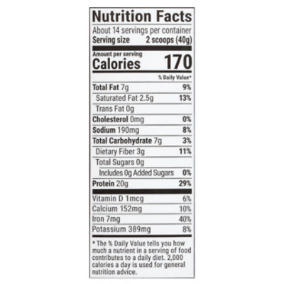 Pirq Decadent Chocolate Plant Protein Powder - 1.17 Lb - Image 3