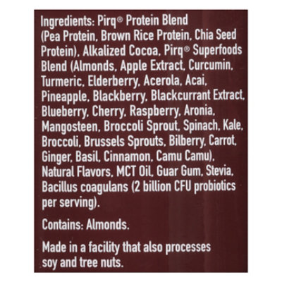 Pirq Decadent Chocolate Plant Protein Powder - 1.17 Lb - Image 5