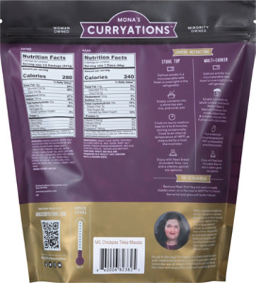 Mona's Curryations Chickpea Tikka Masala - 22.9 Oz - Image 6