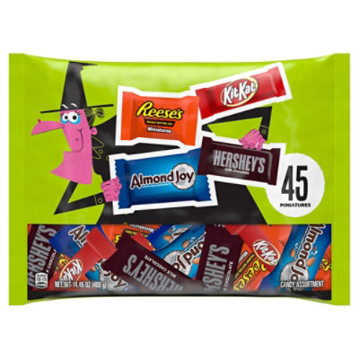 Hershey Miniatures Assorted Chocolate Flavored Halloween Candy Bag Multipack - 45-14.46 Oz - Image 3