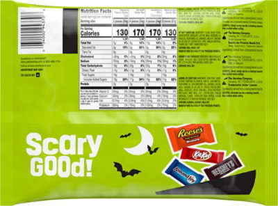 Hershey Miniatures Assorted Chocolate Flavored Halloween Candy Bag Multipack - 45-14.46 Oz - Image 6