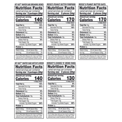 Hershey Snack Size Individually Wrapped Candy 75 Count - 38.22 Oz - Image 4