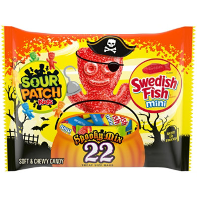 Sour Patch Kids & Swidish Fish Treat Size - 9.7 Oz - Image 1
