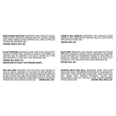 Hershey Assorted Chocolate Flavors Bite Size Individually Wrapped Candy 90 Count - 24.98 Oz - Image 5