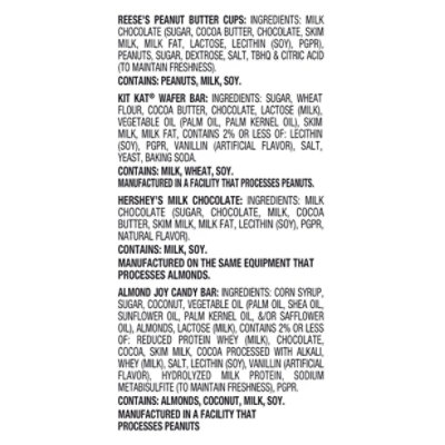 Hershey Assorted Flavored Snack Size Halloween Candy Bag - 13.13 Oz - Image 4