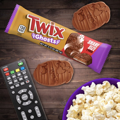 TWIX Ghosts Caramel Chocolate Halloween Cookie Candy Bars Share Size - 2.12 Oz - Image 4