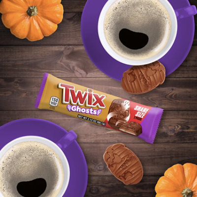 TWIX Ghosts Caramel Chocolate Halloween Cookie Candy Bars Share Size - 2.12 Oz - Image 5