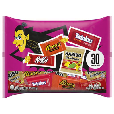 Hershey Assorted Flavored Snack Size Halloween Candy Bag Multipack - 30-12.48 Oz - Image 1