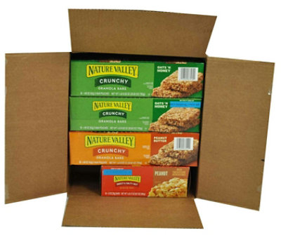Nature Valley 3 Flavors Granola Bar - Variety Pack - 4 Packs Total (25.04 oz Per Pack) - Image 2