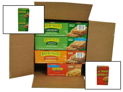 Nature Valley 3 Flavors Granola Bar - Variety Pack - 4 Packs Total (25.04 oz Per Pack) - Image 3
