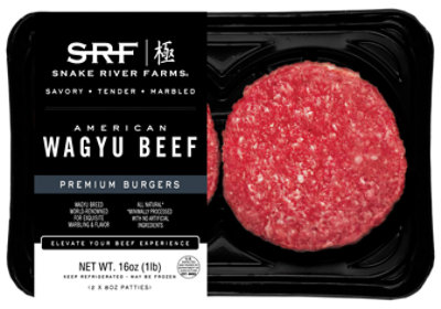 Snake River Farms Wagyu Beef Patties - 16 Oz - Image 1