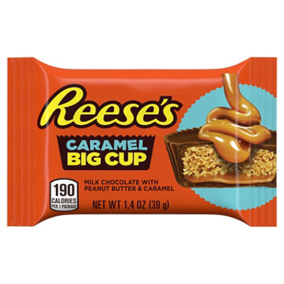 Reeses Milk Chocolate Peanut Butter Big Cup With Caramel Standard Bar - Each - Image 3