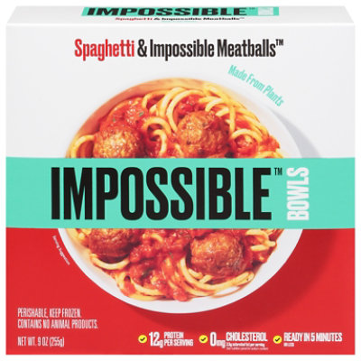 Impossible Entree Spaghetti Meatballs - 9 Oz - Image 3