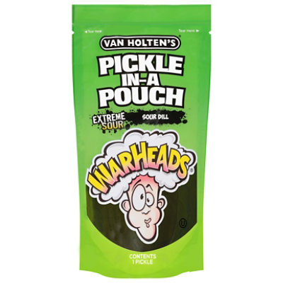 Van Holtens Sour Dill Pickle Warheads - Each - Image 1