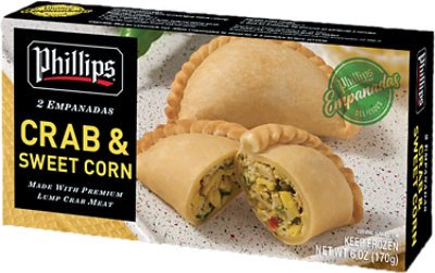 Phillips Crab & Sweet Corn Empanada - 6 Oz - Image 1