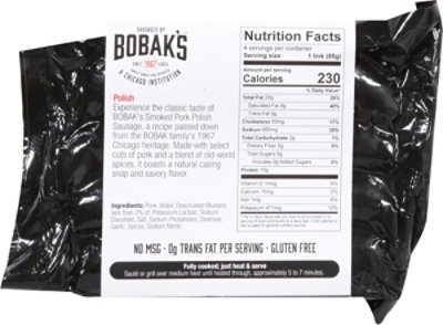 Bobaks Polish Sausage - 12 Oz - Image 6