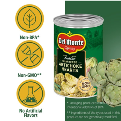 Del Monte Quartered Artichoke Hearts Can - 14 Oz - Image 2