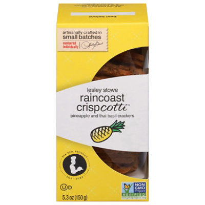 Raincoast Crispcotti Pineapple Basil - 5.3 Oz - Image 1