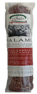 Soleterra D Italia Calabrese Picante Salami Chub - 6 Oz - Image 1