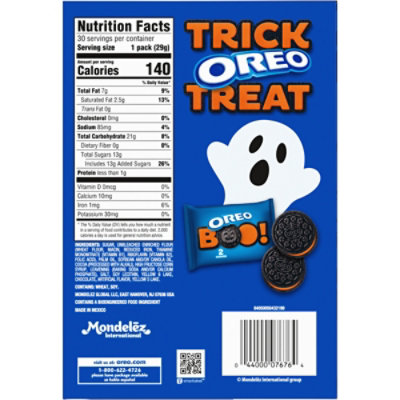 OREO Limited Edition Orange Creme Halloween Cookies - 30 Pack - Image 3