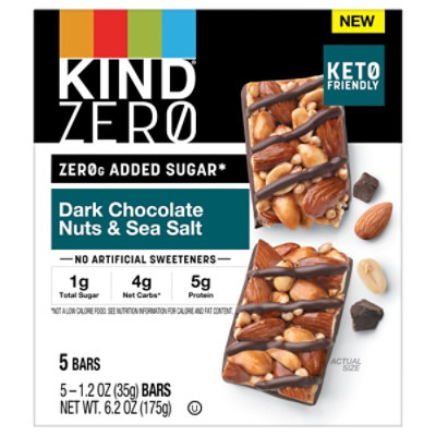 Kind Dark Chocolate Nuts and Sea Salt Bars - 5-1.2 Oz - Image 3