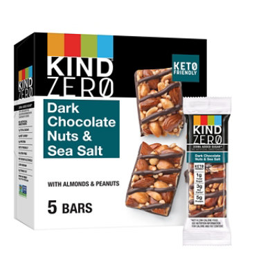 Kind Dark Chocolate Nuts and Sea Salt Bars - 5-1.2 Oz - Image 2