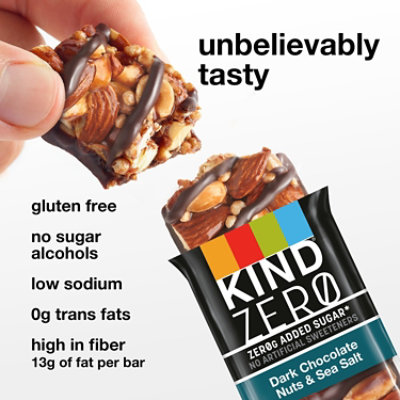 Kind Dark Chocolate Nuts and Sea Salt Bars - 5-1.2 Oz - Image 4