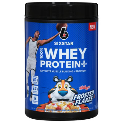 Iovate Six Star 100 Percent Whey Protein Plus Kelloggs Frosted Flakes - 1.8 Lb - Image 3